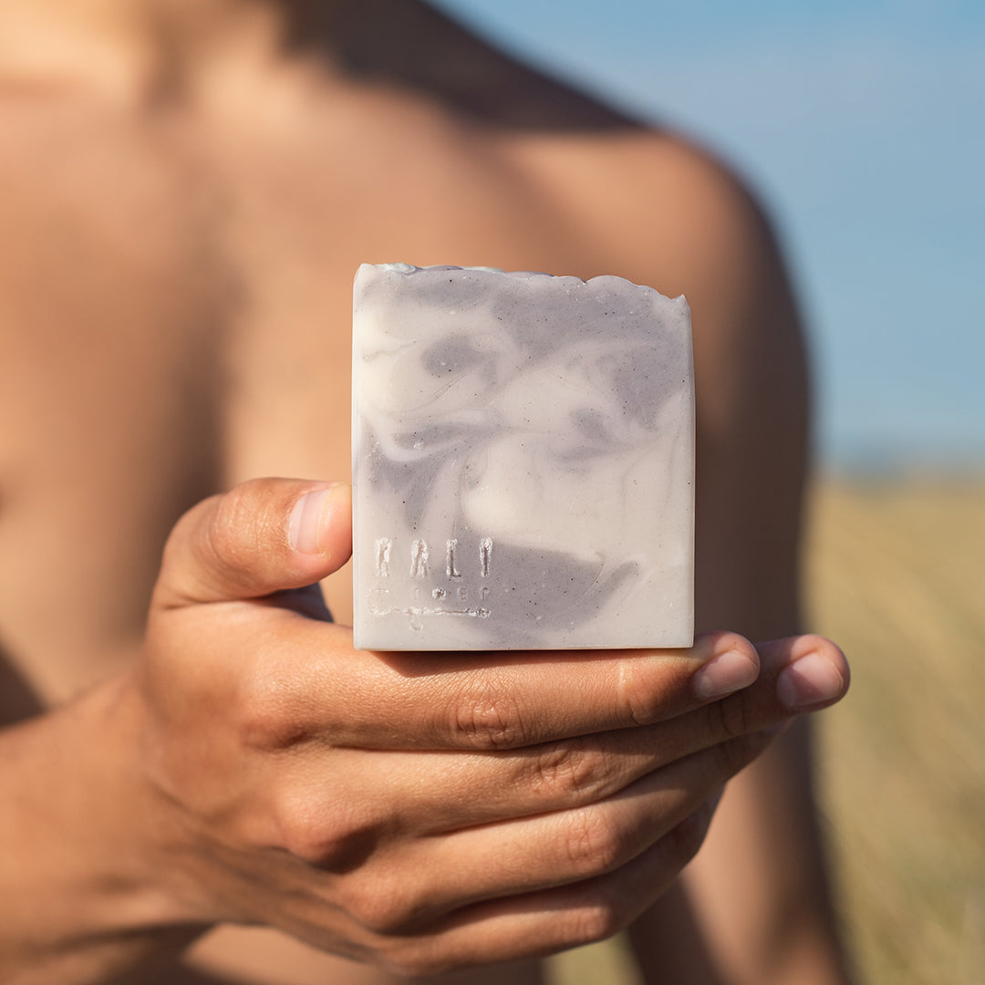 Ekologisk handgjord tvål - Indigo med Lavendel