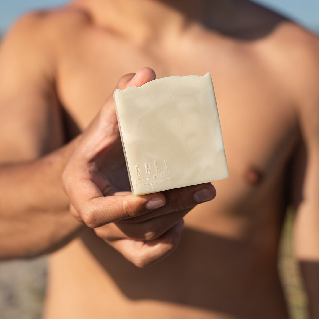 Ekologisk handgjord tvål - Green Clay - Grönlera med Citrongräs