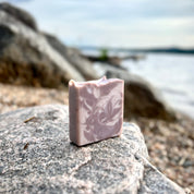 Ekologisk handgjord tvål - Purple Clay - Lila lera med Frankincense