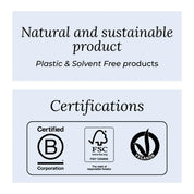 Kam av askträ - handgjord och FSC®-certifierad