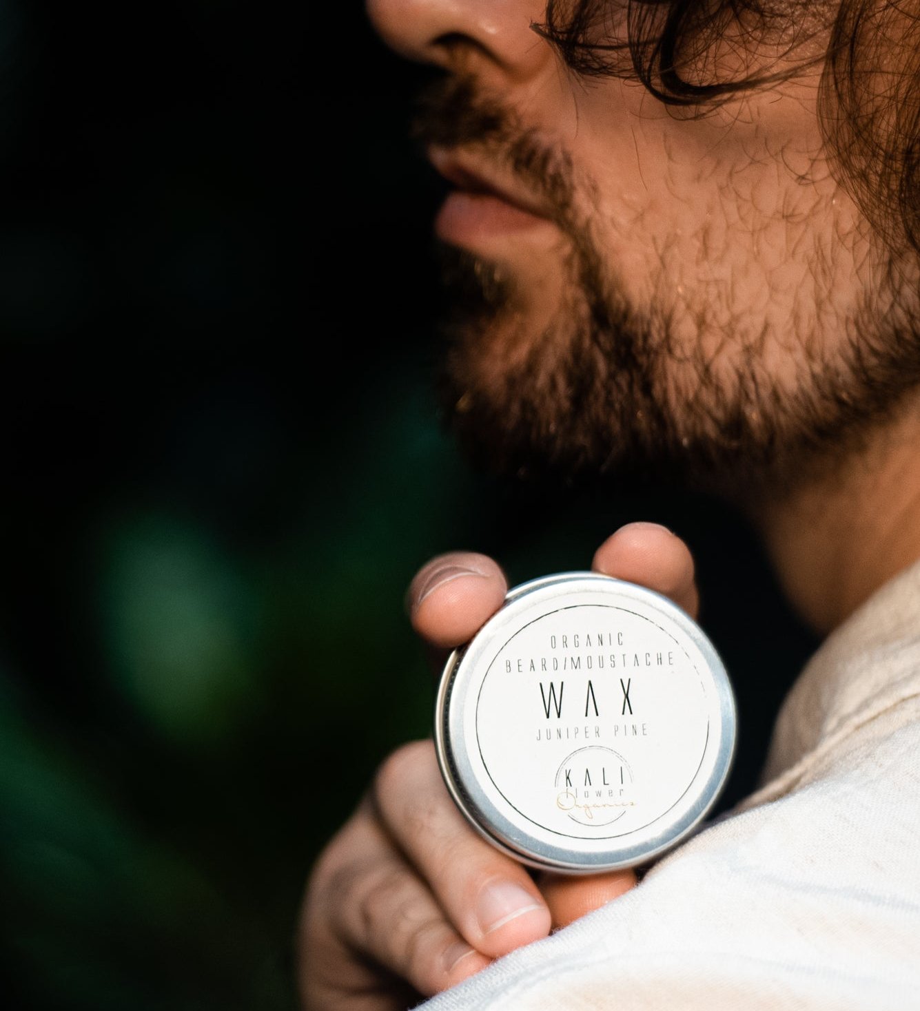 Organic Mustache Styling Wax - Juniper Pine