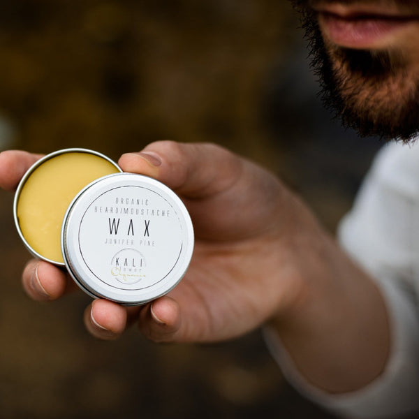 Organic Mustache Styling Wax - Juniper Pine