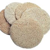 Peeling pads för ansiktet av loofa - set med 5 st