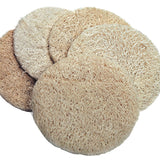 Peeling pads för ansiktet av loofa - set med 5 st