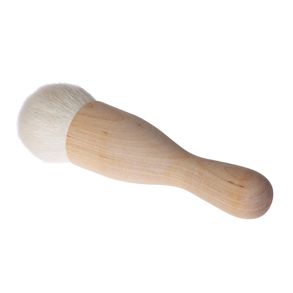 Naturlig Kabuki sminkborste med trähandtag