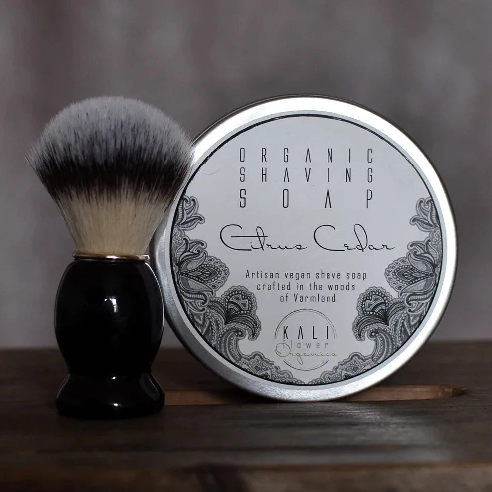 Vegan artisan Shaving Soap - Citrus and Cedarwood
