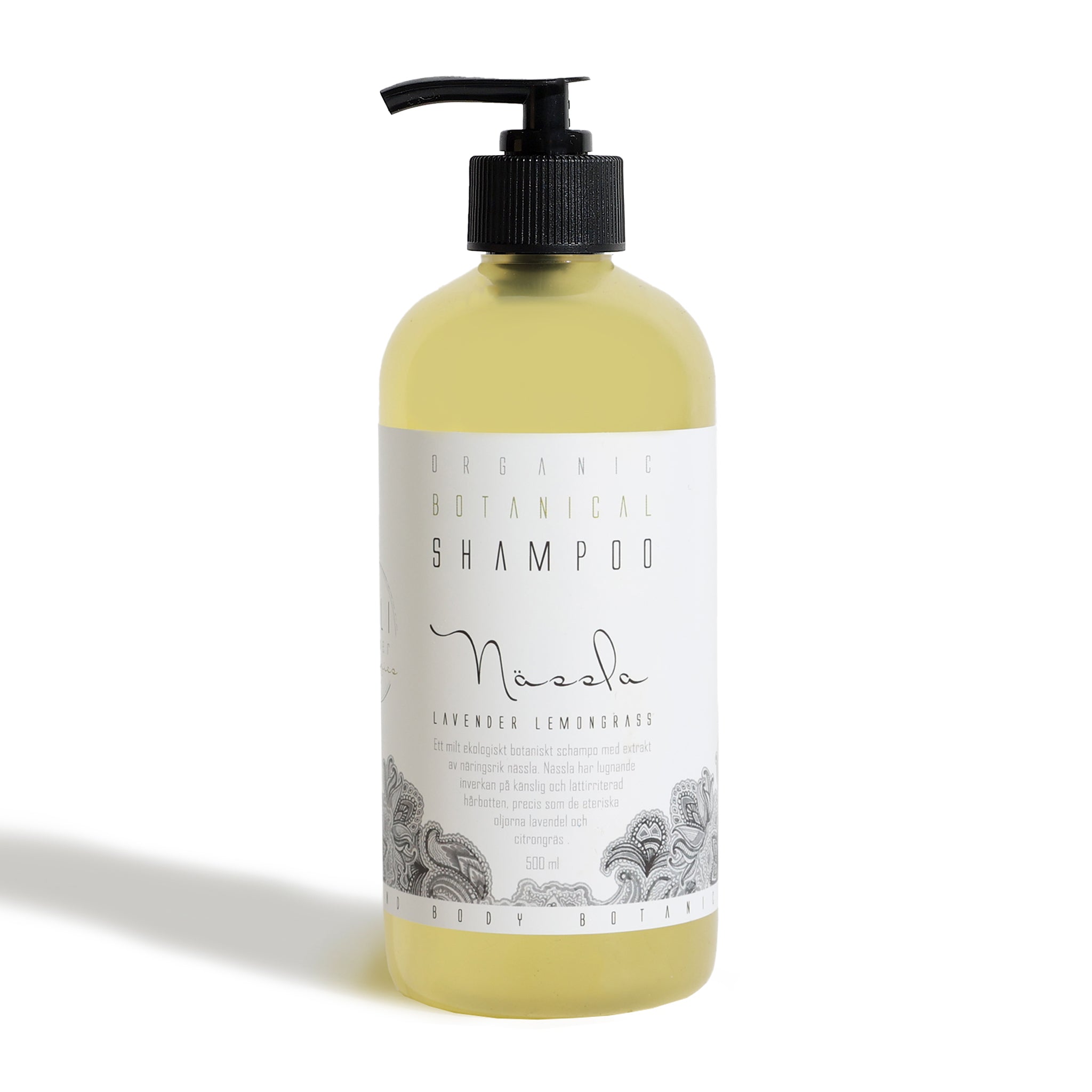 Organic Nettle Botanical Shampoo - Lemongrass and Lavender
