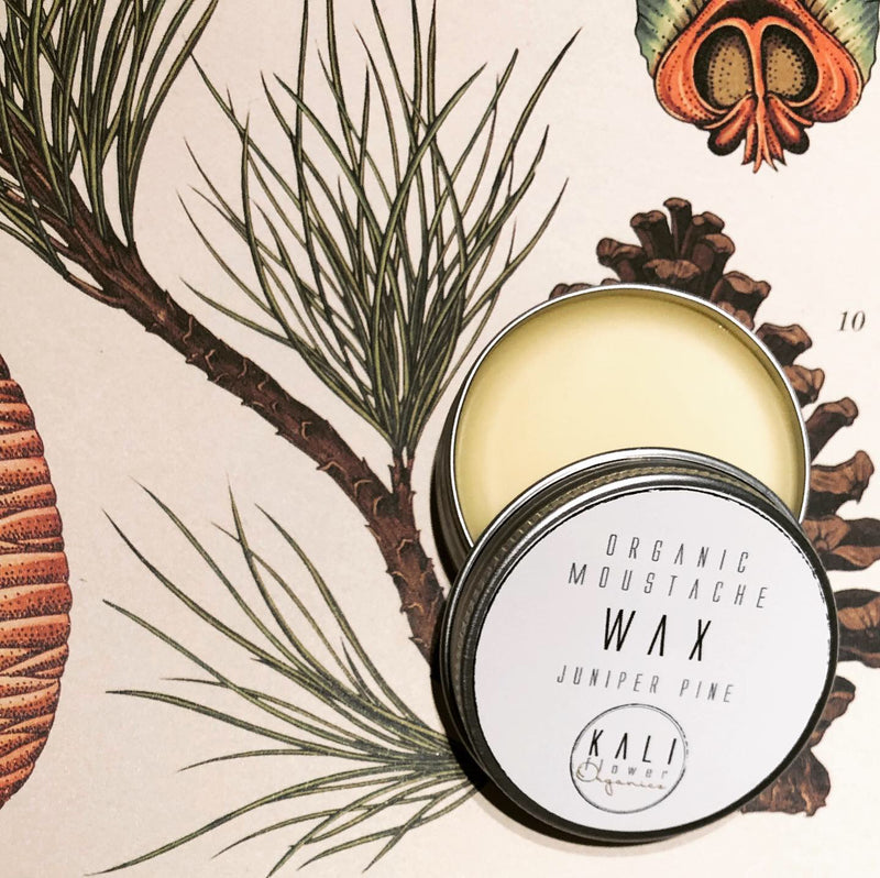 Organic Mustache Styling Wax - Juniper Pine