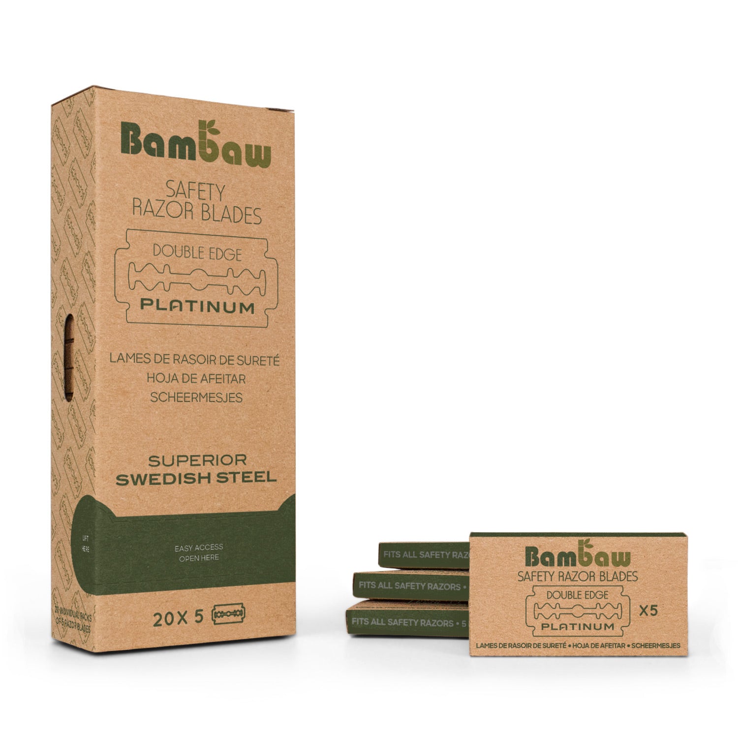 Safety Razor blade - Swedish steel – KaliFlower Organics